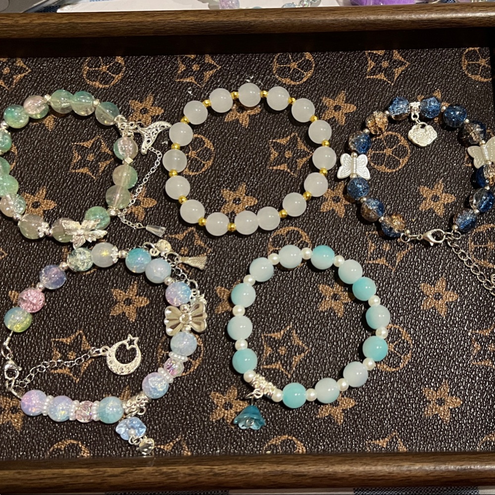 Chic Multicolor Beaded Bracelet Collection
